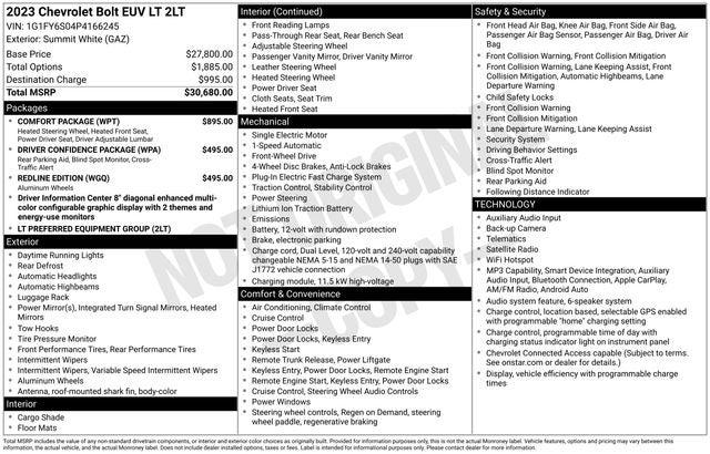 2023 Chevrolet Bolt EUV LT