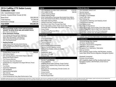 2016 Cadillac CTS 3.6L Luxury