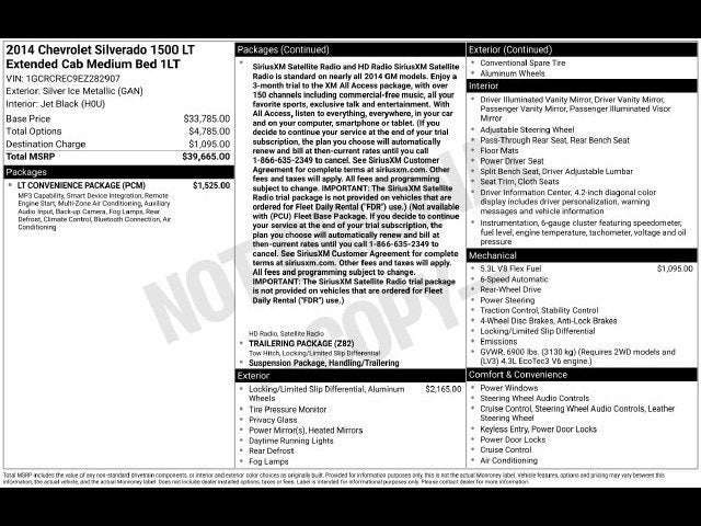 2014 Chevrolet Silverado 1500 LT LT1
