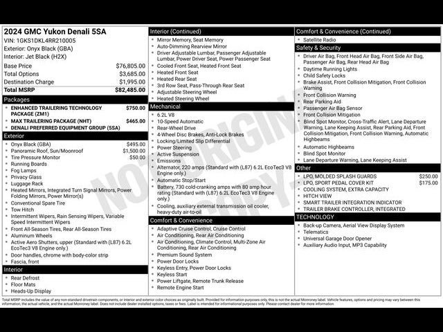 2024 GMC Yukon Denali