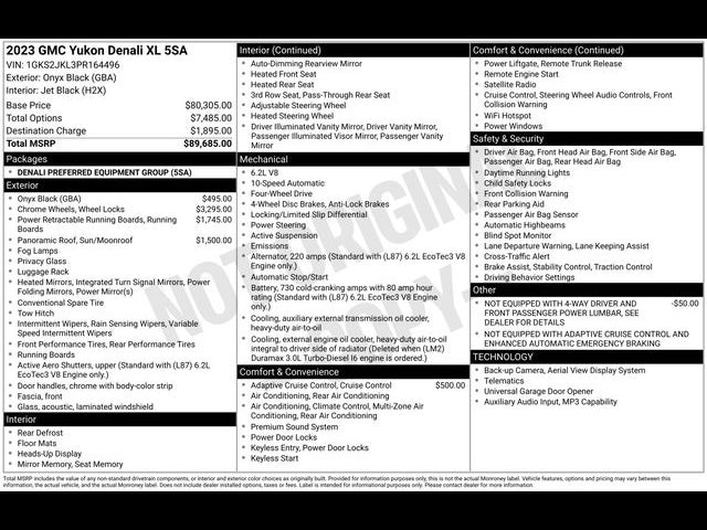 2023 GMC Yukon XL Denali