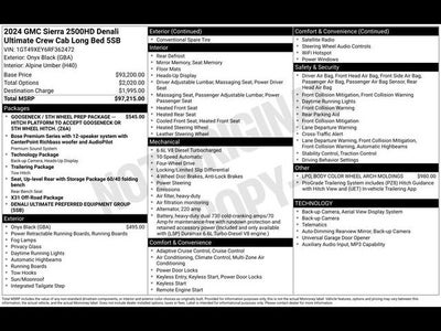 2024 GMC Sierra 2500HD Denali Ultimate