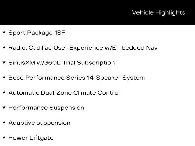 2025 Cadillac XT5 Sport