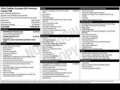 2024 Cadillac Escalade ESV Premium