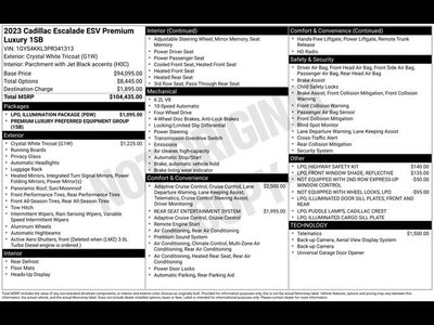 2023 Cadillac Escalade ESV Premium