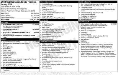 2022 Cadillac Escalade ESV Premium
