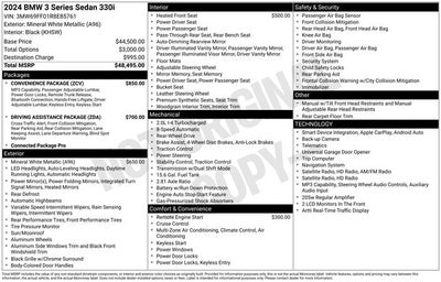 2024 BMW 3 Series 330i