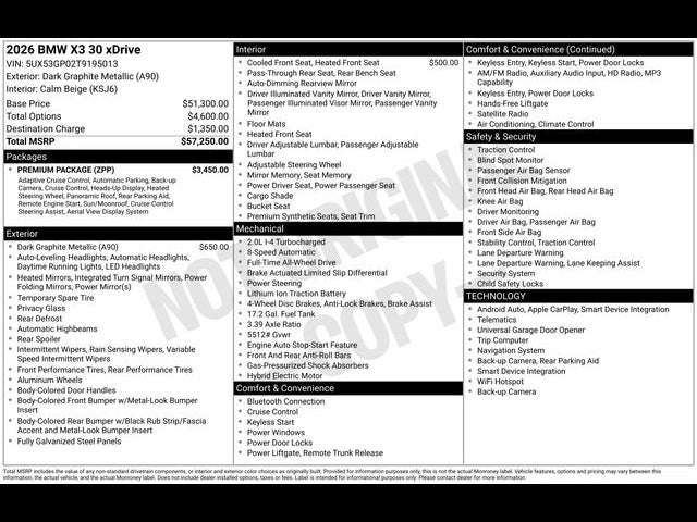 2026 BMW X3 30 xDrive