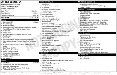 2018 Kia Sportage LX