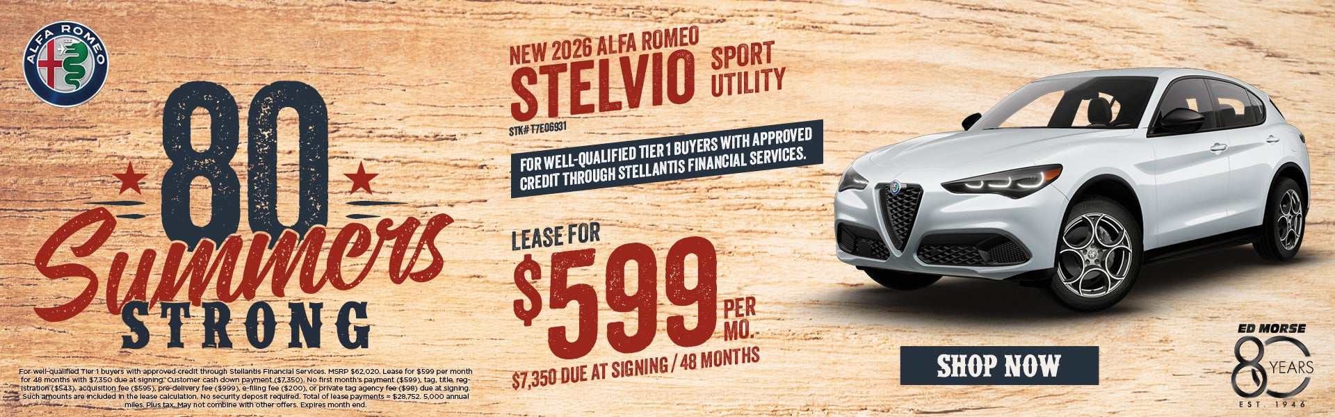 New 2026 Alfa Romeo Stelvio Sport Utility
