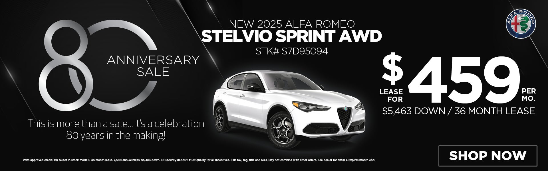 New 2025 Alfa Romeo Stelvio Sprint AWD