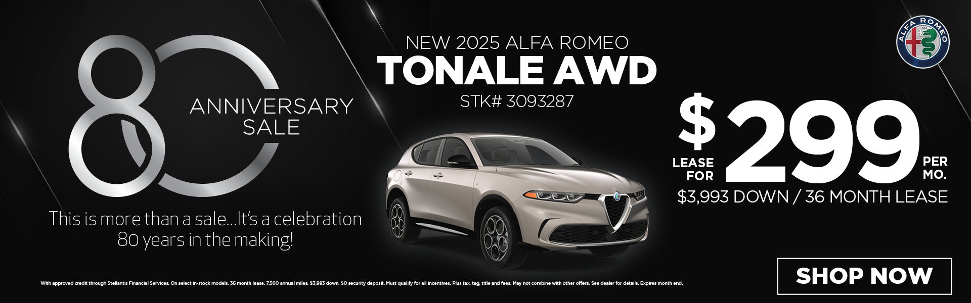 New 2025 Alfa Romeo Tonale AWD