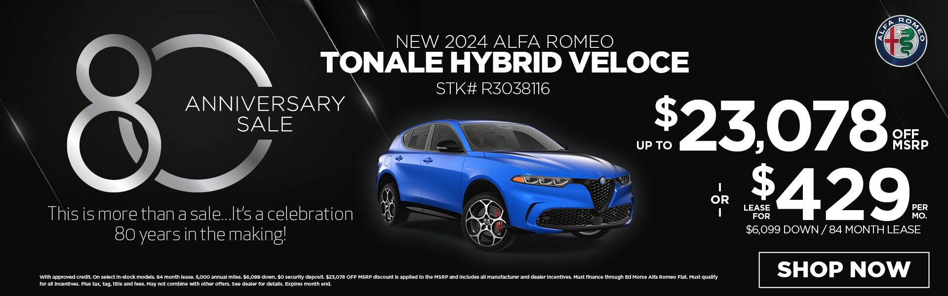 New 2024 Alfa Romeo Tonale Hybrid Veloce